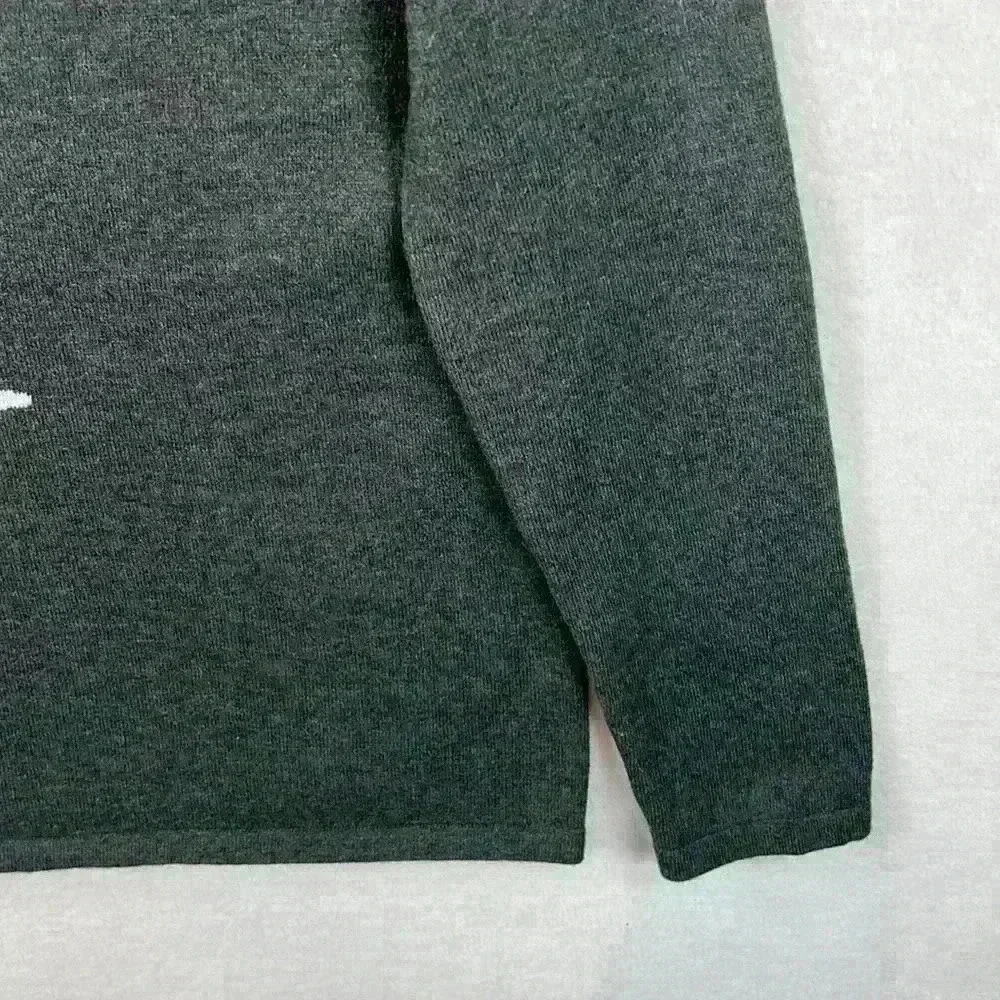 GAP Women’s Sweater Sz XL Gray Scoop Neck Cotton Cozy Party Holiday Evening